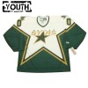 Barn Ishockey Dallas Stars tröja med eget tryck CCM Throwback Home Authentic Barn Ishockey Dallas Stars tröja med eget tryck CCM Throwback Home Authentic